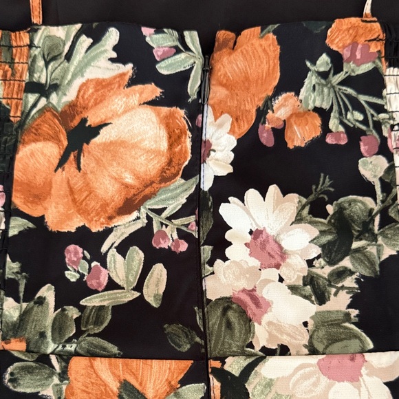 Abercrombie & Fitch Black Floral Maxi Dress - Picture 7 of 15